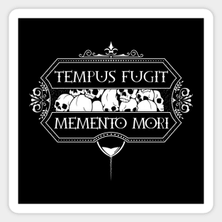 Your time is running out - Tempus Fugit Memento Mori Sticker